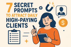 Read more about the article Attract High-Paying Clients: 7 ChatGPT Prompts for Daily Growth