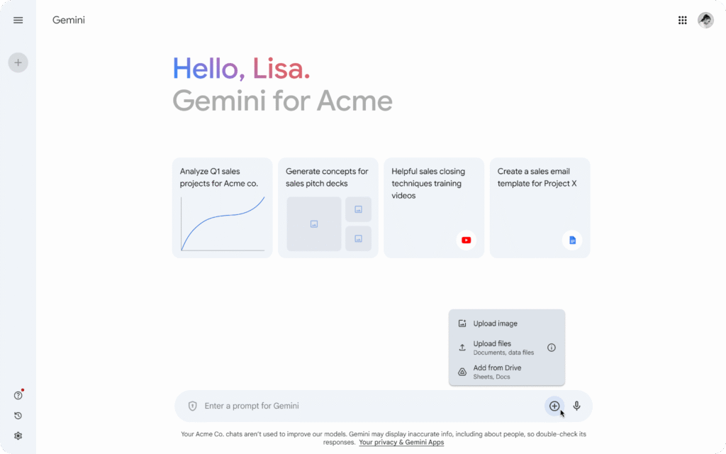 Upload Files for Instant Analysis in the Gemini AI Suite