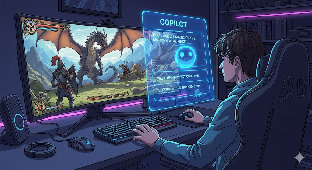 Microsoft Copilot gaming support features for players