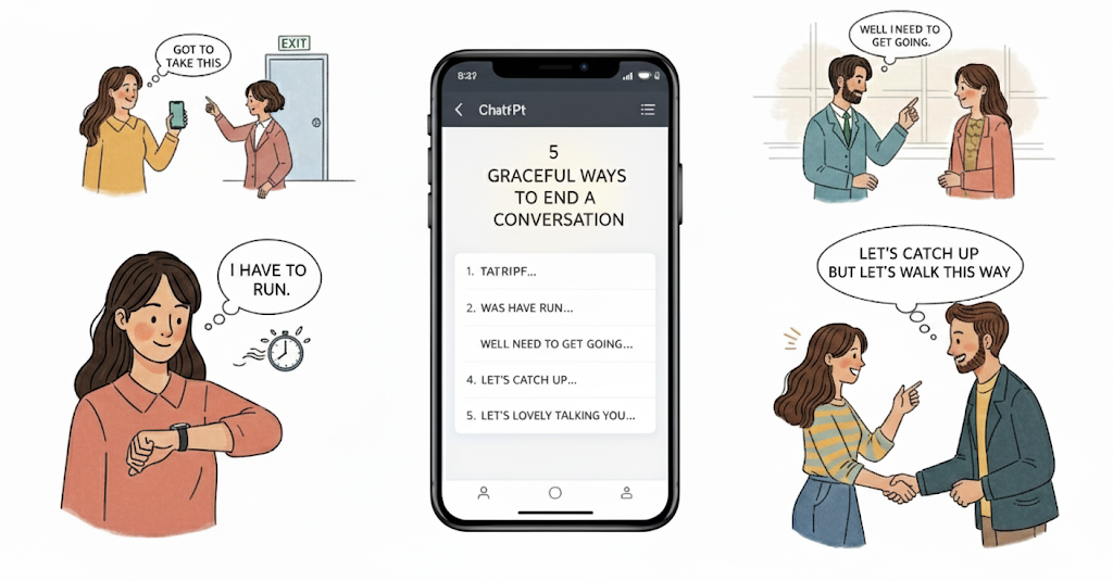 How to use ChatGPT prompts for ending conversations gracefully