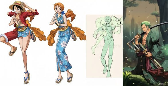 creating anime action scenes using Nano Banana to earn income