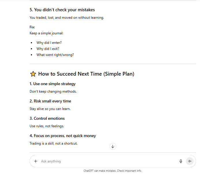 10 ChatGPT Prompts –Belajar Dari Kesilapan Yang Belum Berlaku