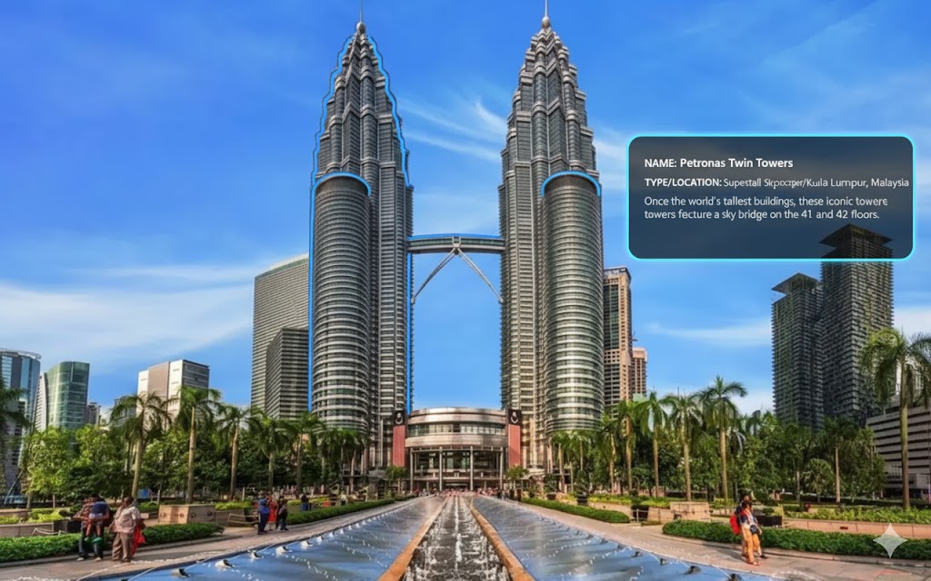 augmented reality annotation made using Nano Banana for marketing