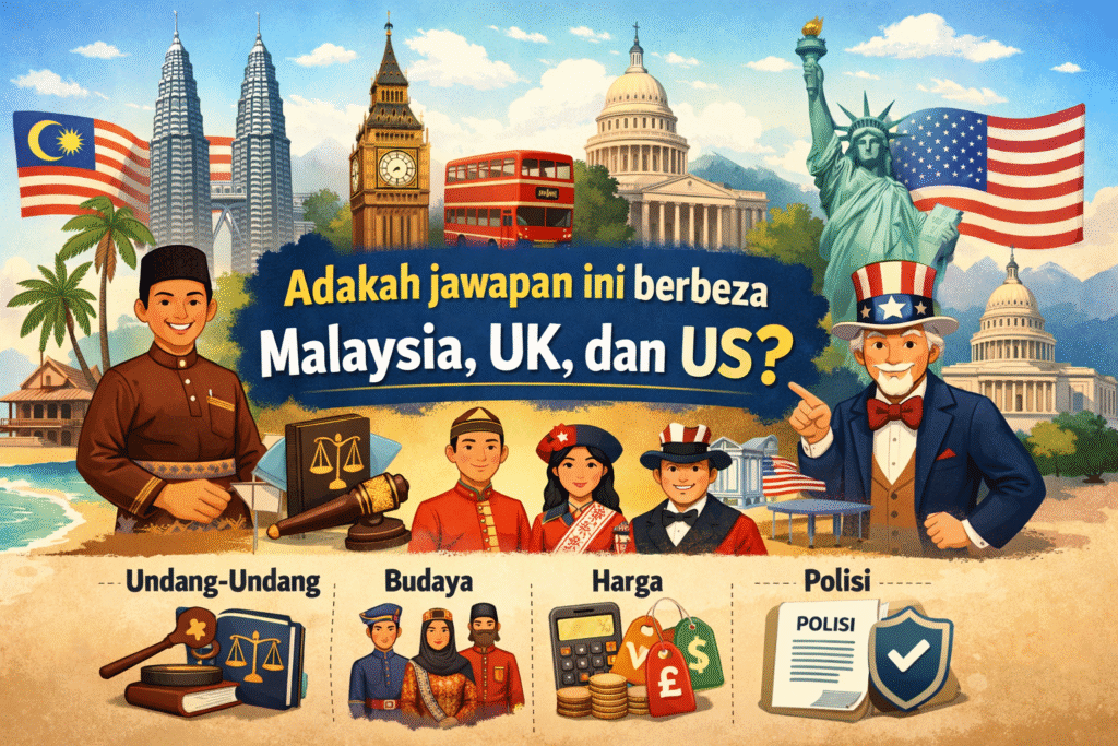 illustration Semak Konteks & Lokasi