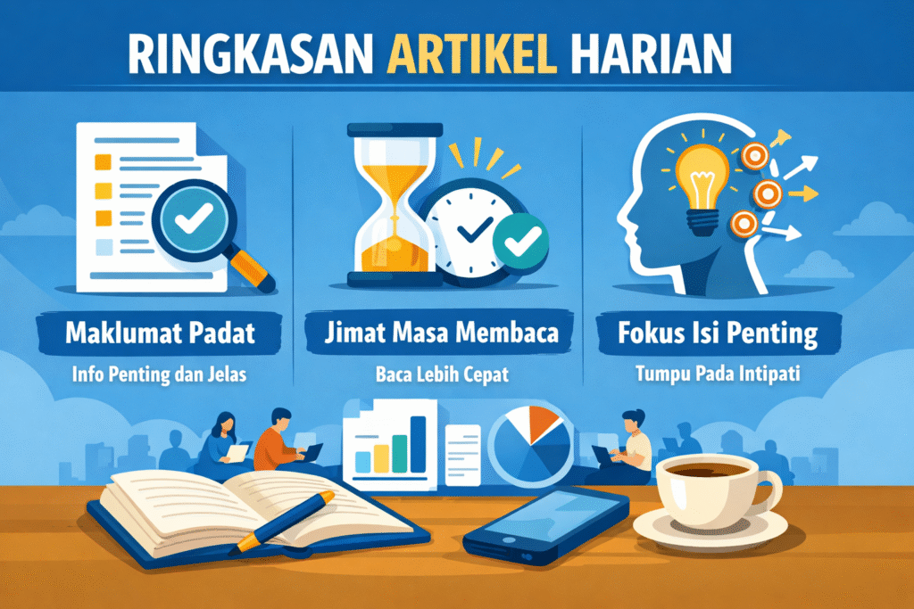 Buat Ringkasan Artikel Harian
